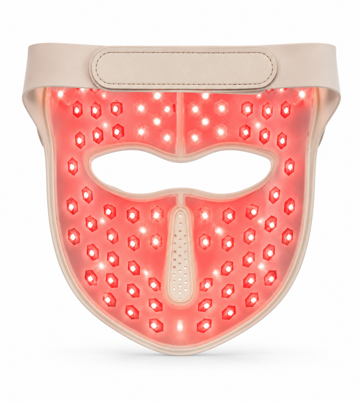 Wearing the Lumi Glow Mask